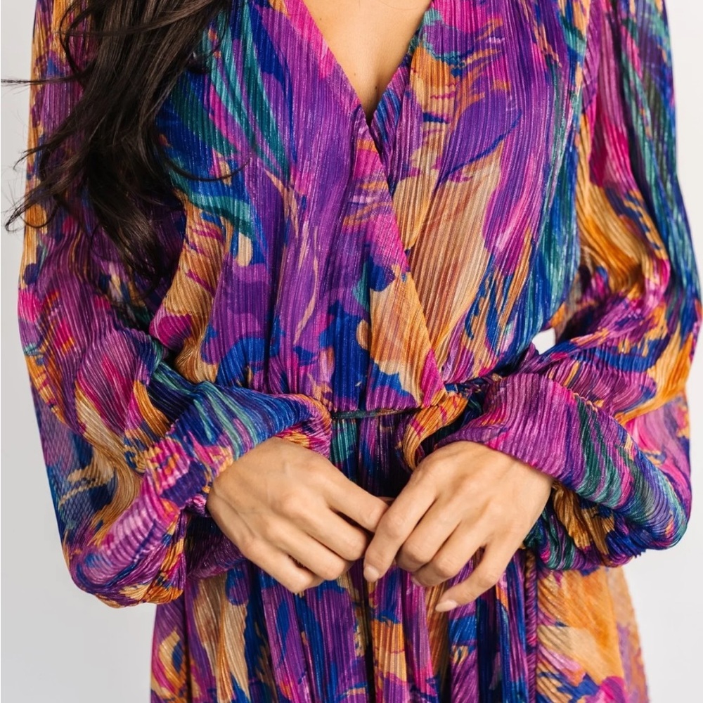 Baltic Born Multi Pattern Mini Dress - image 4